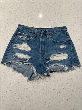 Levi Jean Shorts Size 27